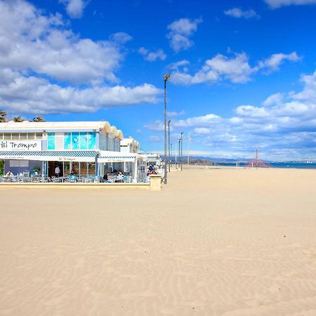 120 Sqm Loft-Style Apartment Beach Royal Marina Valencia Exteriör bild